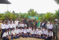 TMMD: Brigjen TNI Heru Langlang Buana Beri Motivasi di SMP Harapan Mandiangin