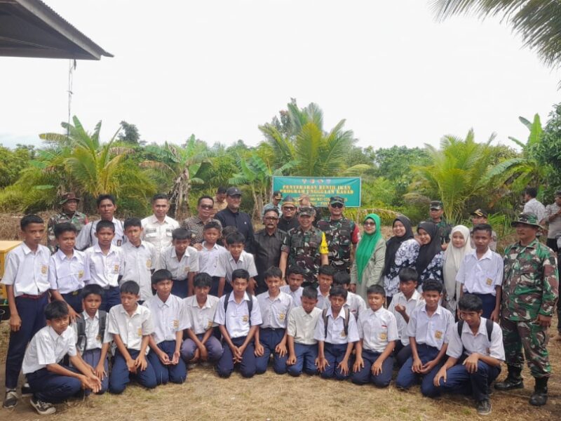 TMMD: Brigjen TNI Heru Langlang Buana Beri Motivasi di SMP Harapan Mandiangin