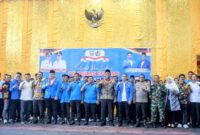 Pengurus KNPI Pasaman Barat, bersama Ketua DPD KNPI Sumatera Barat, Wakil Bupati Pasaman Barat, Ketua DPRD Pasaman Barat dan Tamu undangan