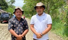 Wujud Bakti, Anggota DPRD Pasbar Perbaiki Jalan Gunung Tuleh