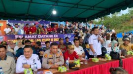 Anggota Dewan Perwakilan Rakyat Daerah (DPRD) Kabupaten Pasaman Barat dari Fraksi PKS, Niat Bakti Lubis, memberikan apresiasi tinggi atas suksesnya penyelenggaraan Open Tournament Taruna Muda Cup II Tahun 2026 di Nagari Desa Baru, Kecamatan Ranah Batahan, Jumat (8/5/2026).