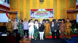 Ketua Komisi IV Dewan Perwakilan Rakyat Daerah (DPRD) Kabupaten Pasaman Barat, Adriwilza, menghadiri peluncuran dan sosialisasi sistem Pemilihan Wali Nagari (Pilwana) berbasis elektronik (e-Voting) Pilwana serentak tahun 2026, di Aula Kantor Bupati Pasaman Barat, Simpang Empat, Selasa (19/05/2026).