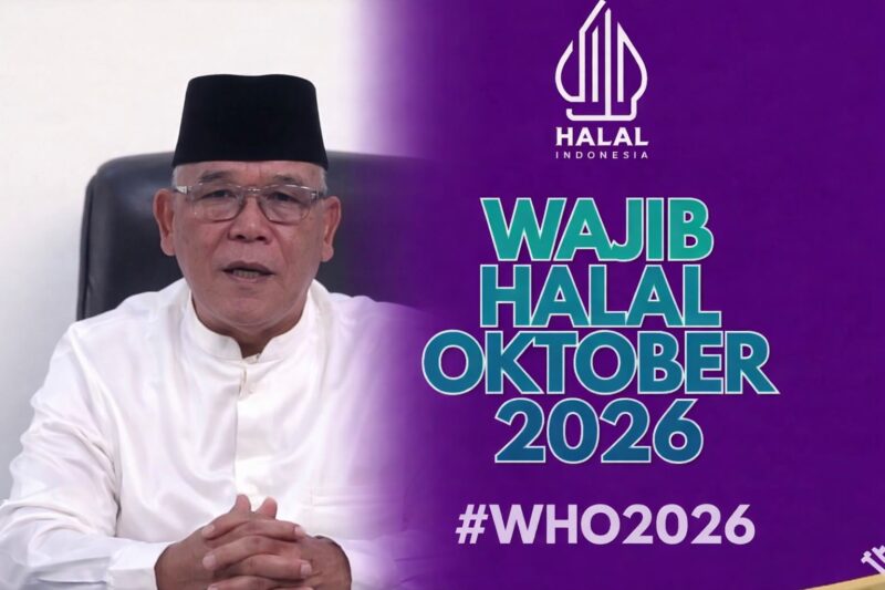 Bupati H. Yulianto mengimbau UMKM segera mengurus sertifikat halal demi mutu produk yang aman, Jumat (29/5/2026)