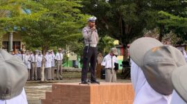 Satuan Polisi Lalu Lintas (Satlantas) Polres Pasaman Barat gencar melaksanakan sosialisasi keselamatan berkendara dan pencegahan dini kenakalan remaja melalui program 