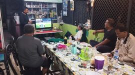 Nonton Piala Dunia di salah satu titik UMKM Nobar Bola Gembira TVRI 